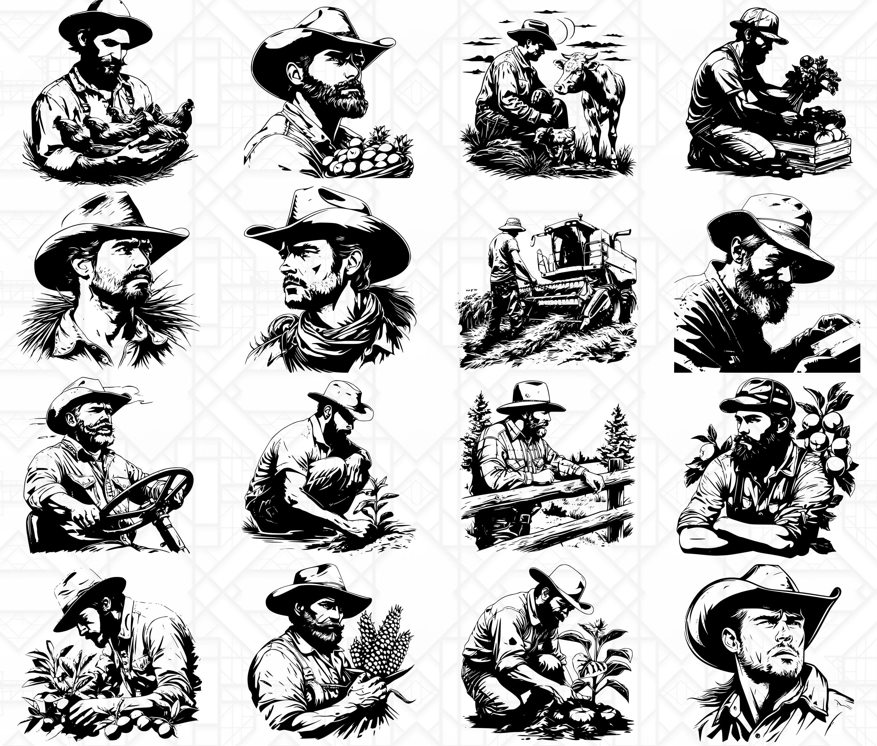 Farmer SVG Bundle - CraftNest - Digital Crafting and Art