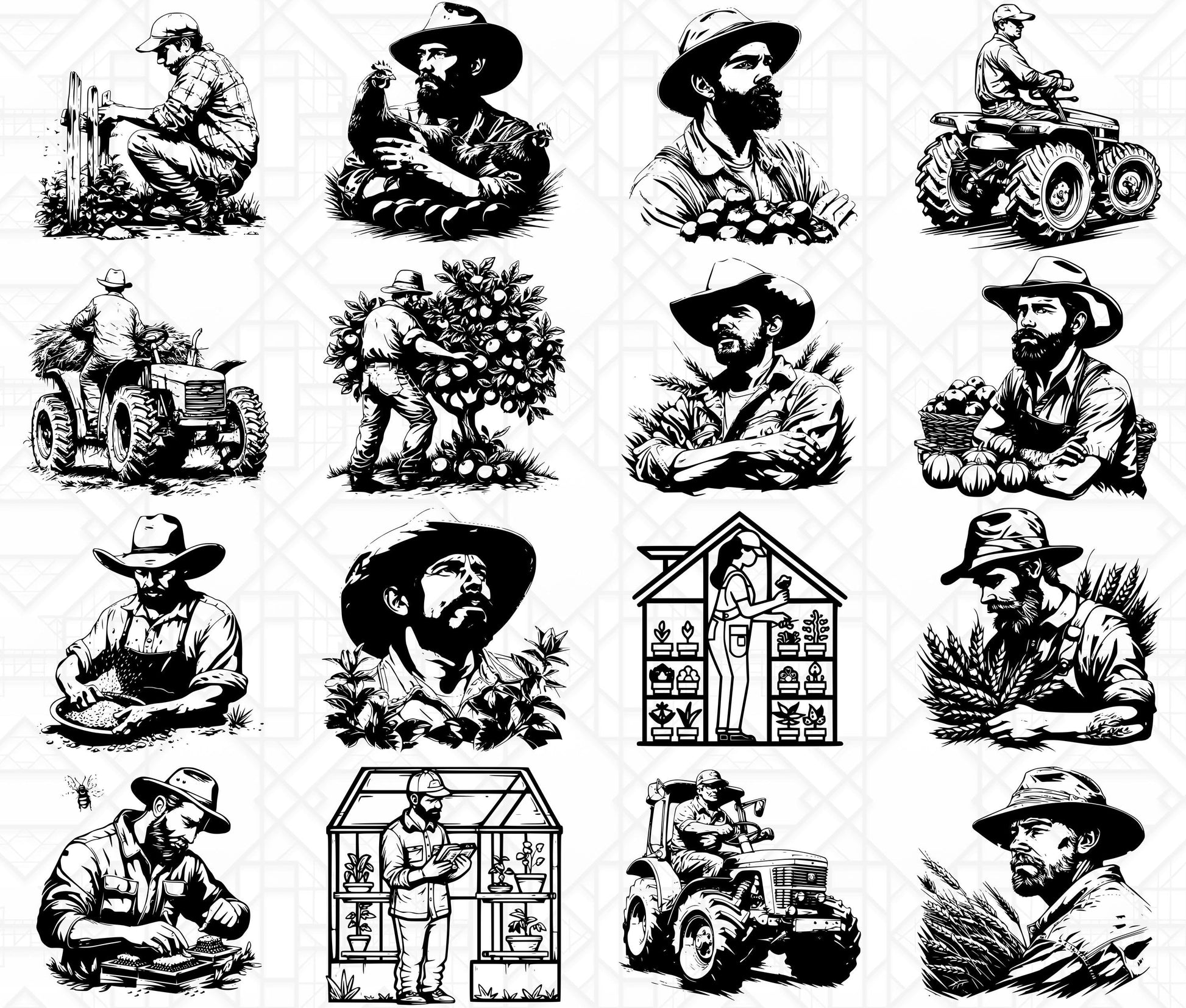 Farmer SVG Bundle - CraftNest - Digital Crafting and Art