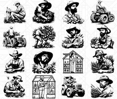 Farmer SVG Bundle - CraftNest - Digital Crafting and Art