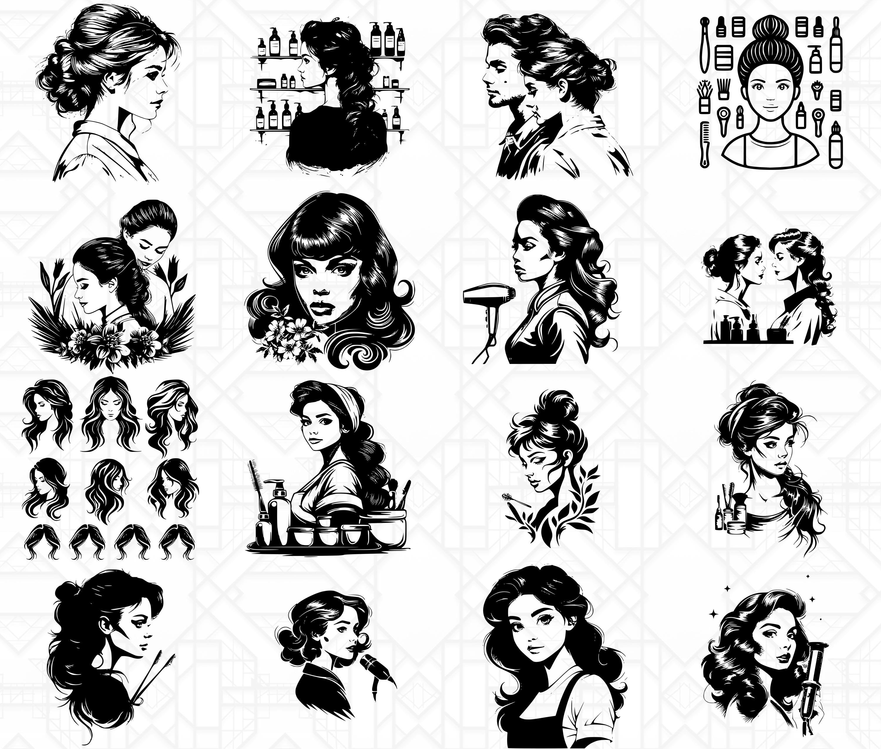 Hairdresser SVG Bundle - CraftNest - Digital Crafting and Art