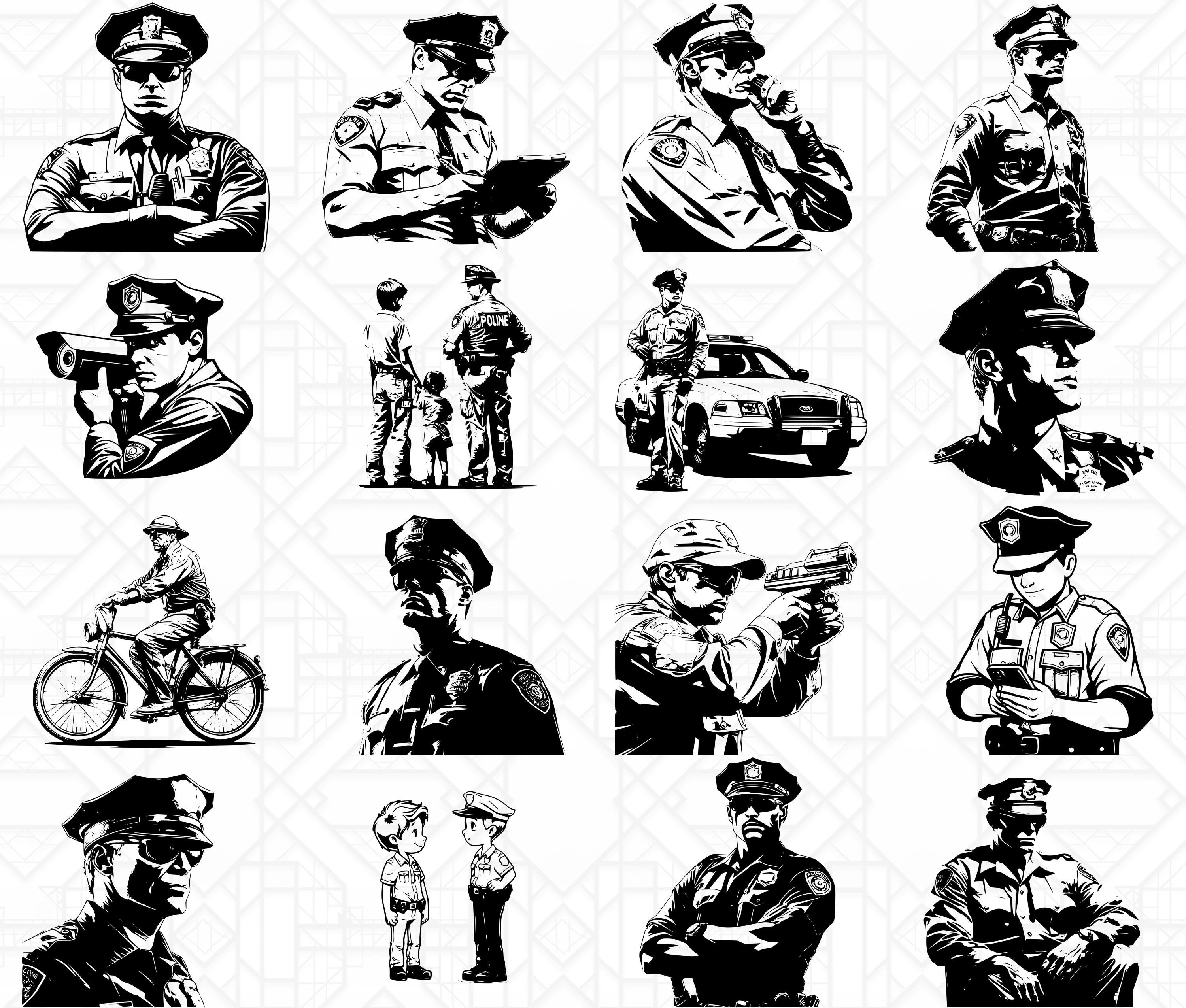 Police SVG Bundle - CraftNest - Digital Crafting and Art