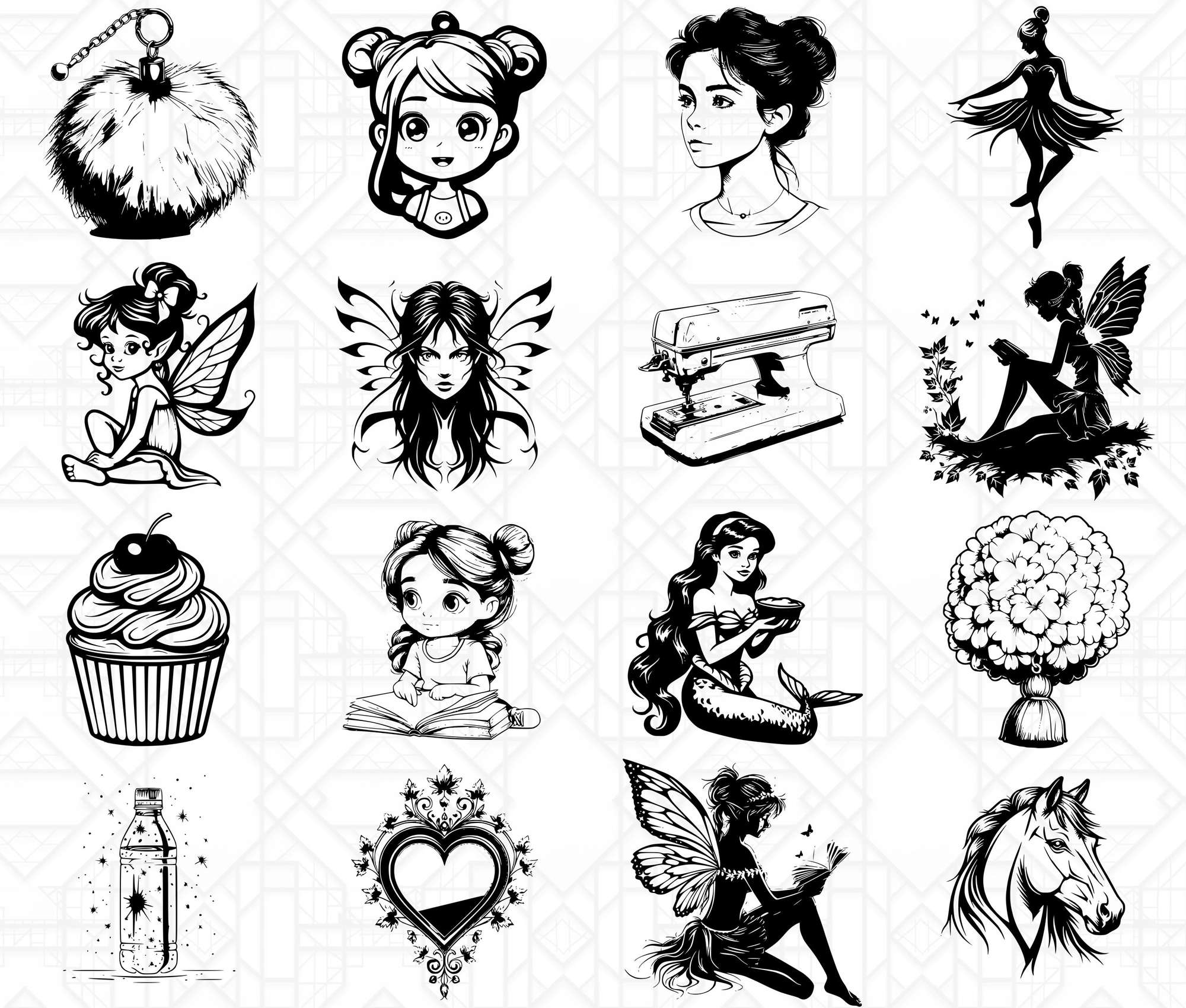 Girls Back To School SVG Bundle - CraftNest - Digital Crafting and Art