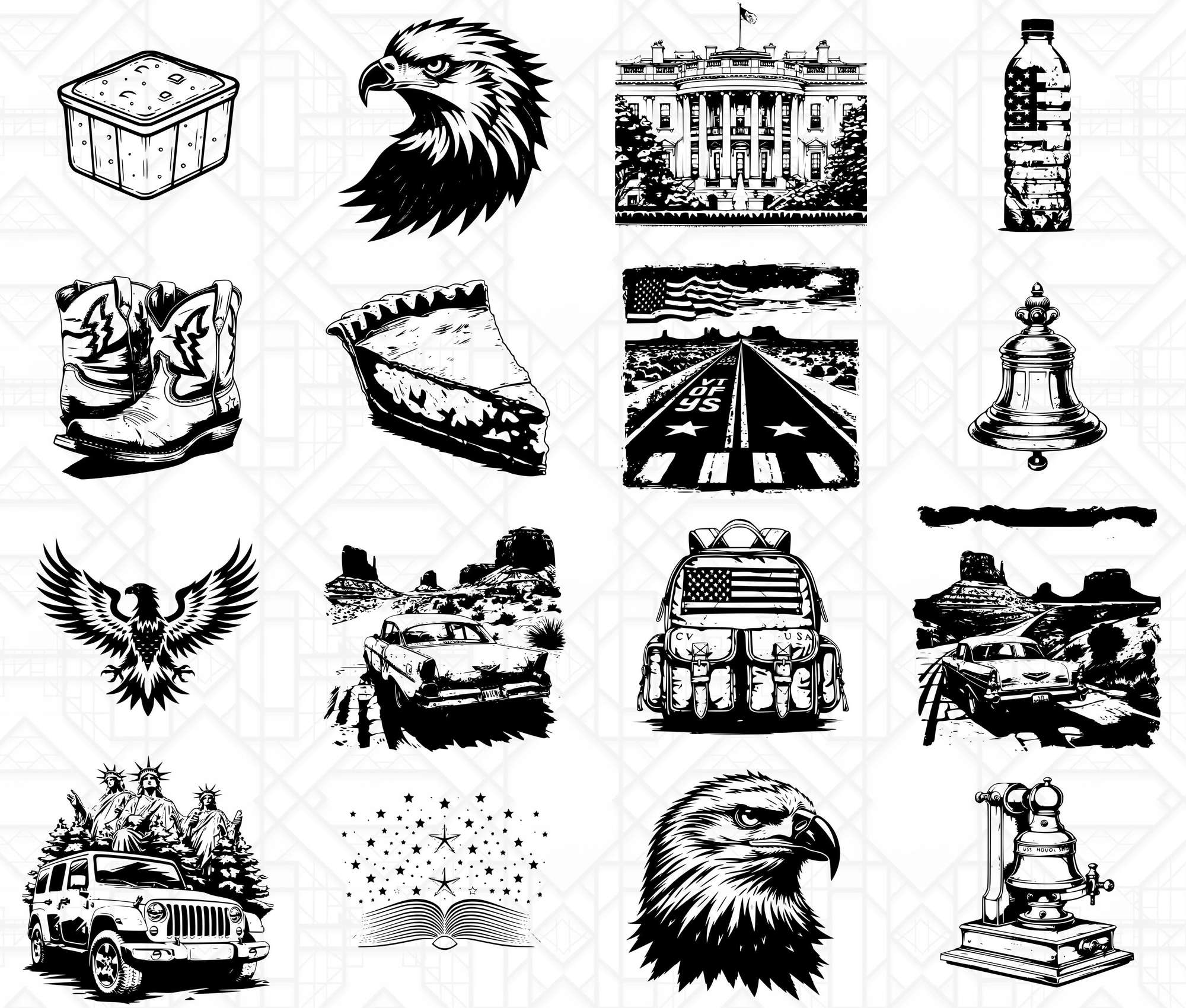 USA Back To School SVG Bundle - CraftNest - Digital Crafting and Art