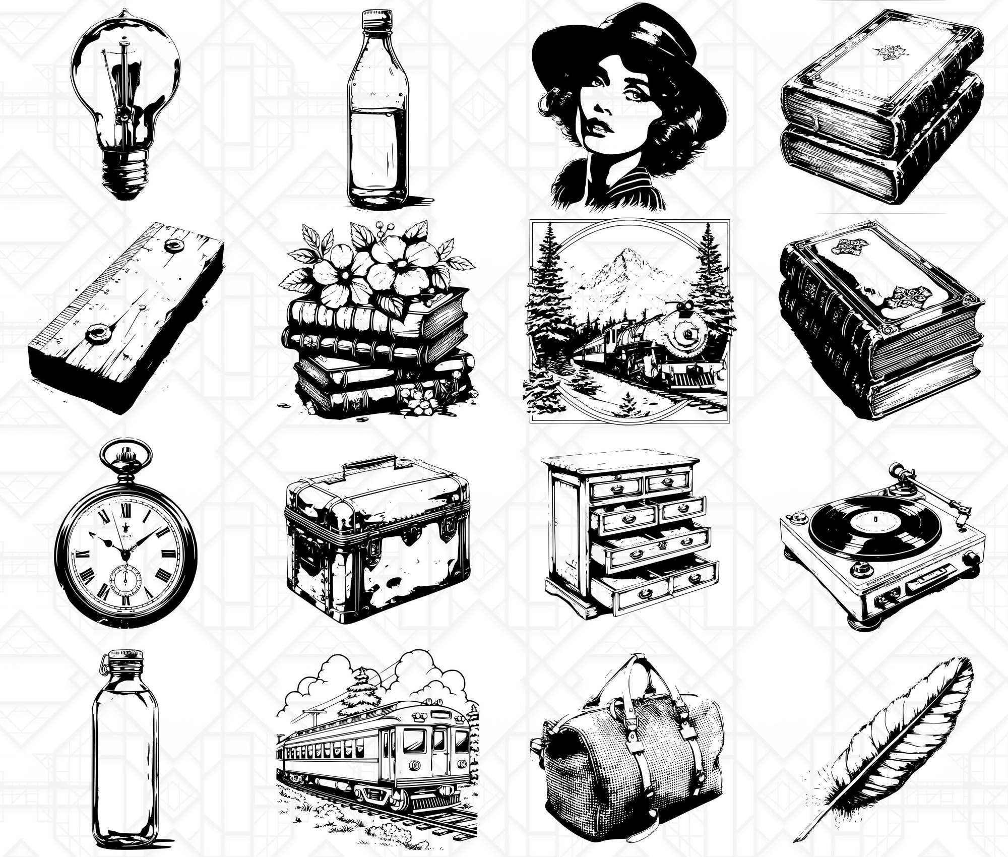 Vintage Back To School SVG Bundle - CraftNest - Digital Crafting and Art
