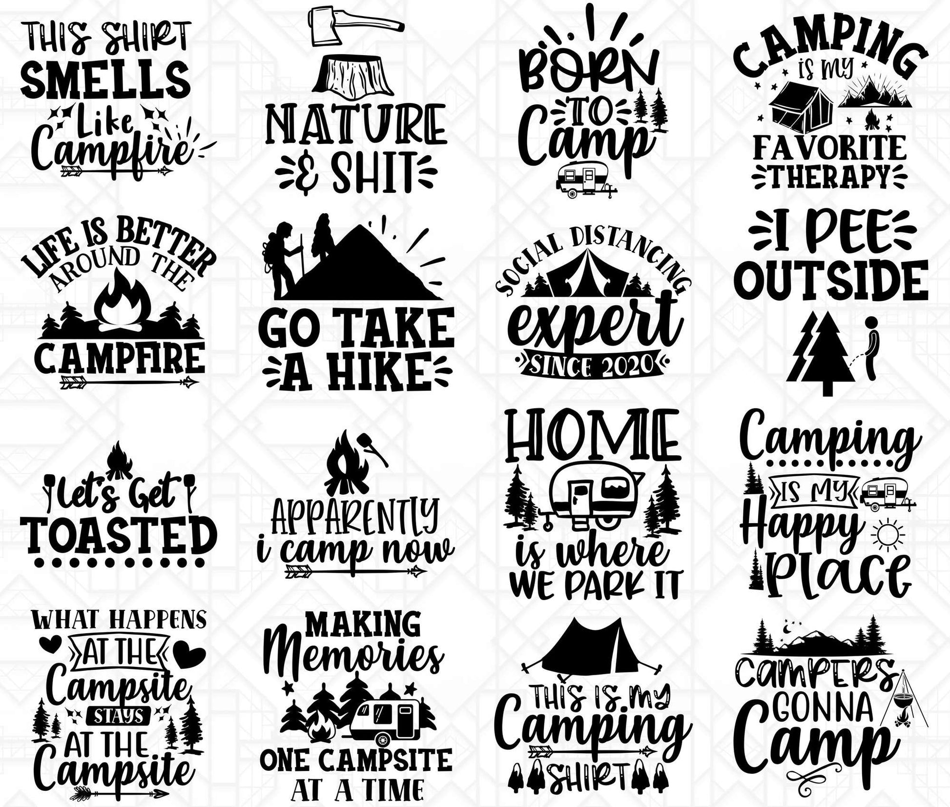Camping SVG - CraftNest - Digital Crafting and Art