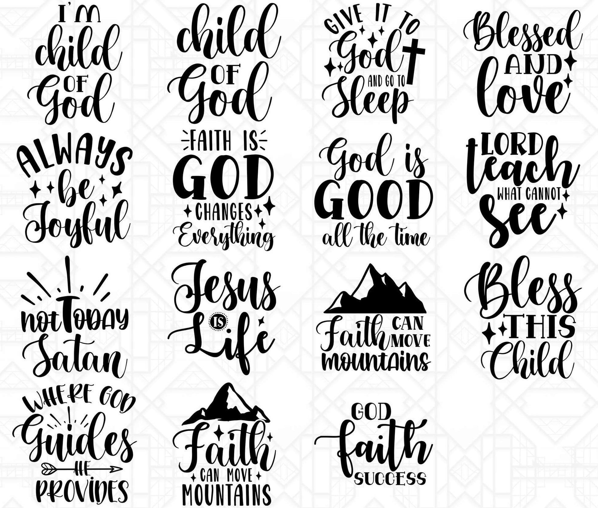 Faith Christian Quotes SVG - CraftNest - Digital Crafting and Art