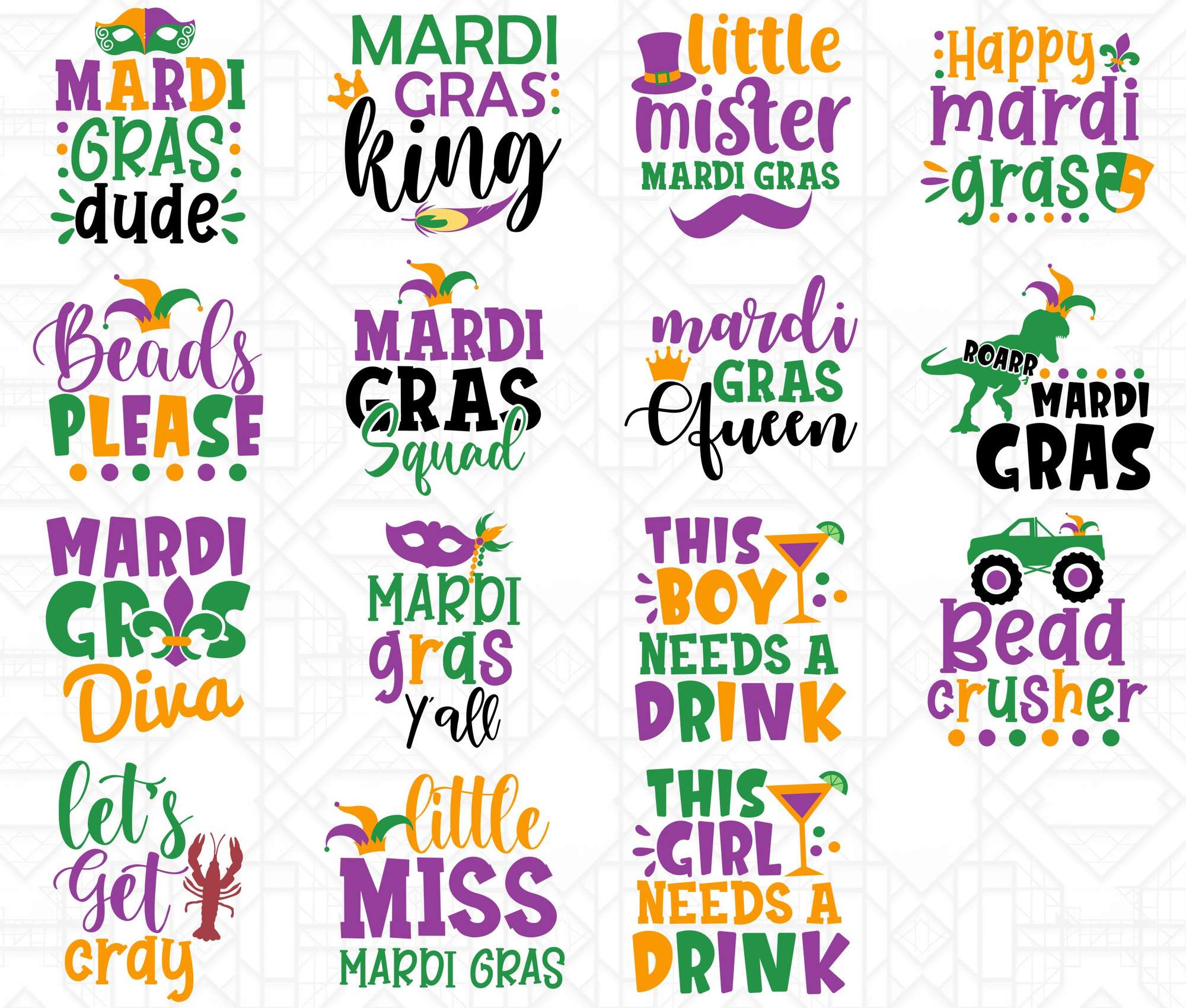 Mardi Gras SVG - CraftNest - Digital Crafting and Art
