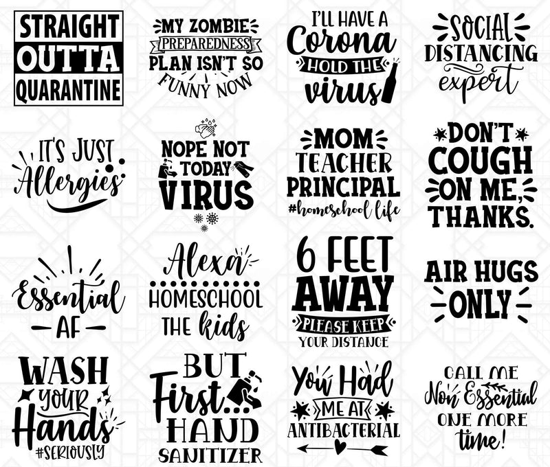 Quarantine SVG - CraftNest - Digital Crafting and Art