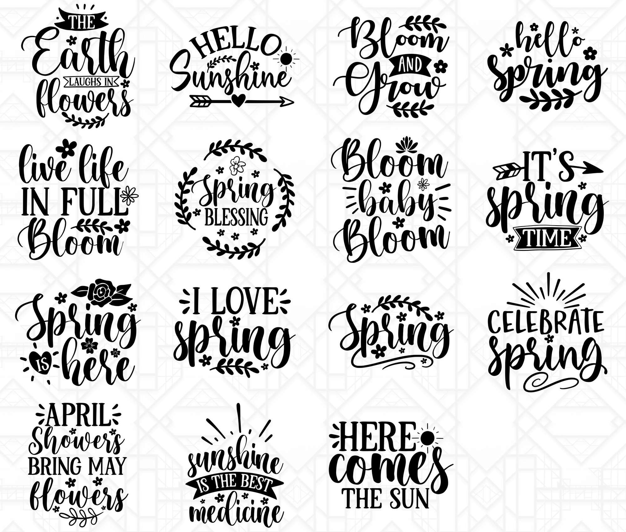 Spring Sign SVG - CraftNest - Digital Crafting and Art