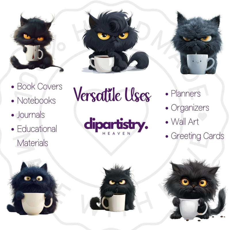 Black Grumpy Cat Clipart - CraftNest - Digital Crafting and Art