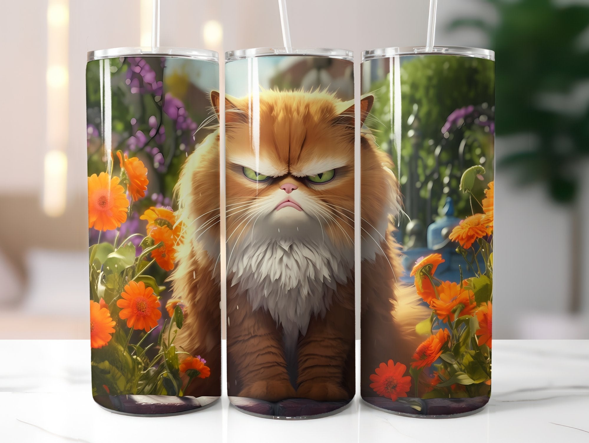 Grumpy Cats Tumbler Wrap - CraftNest