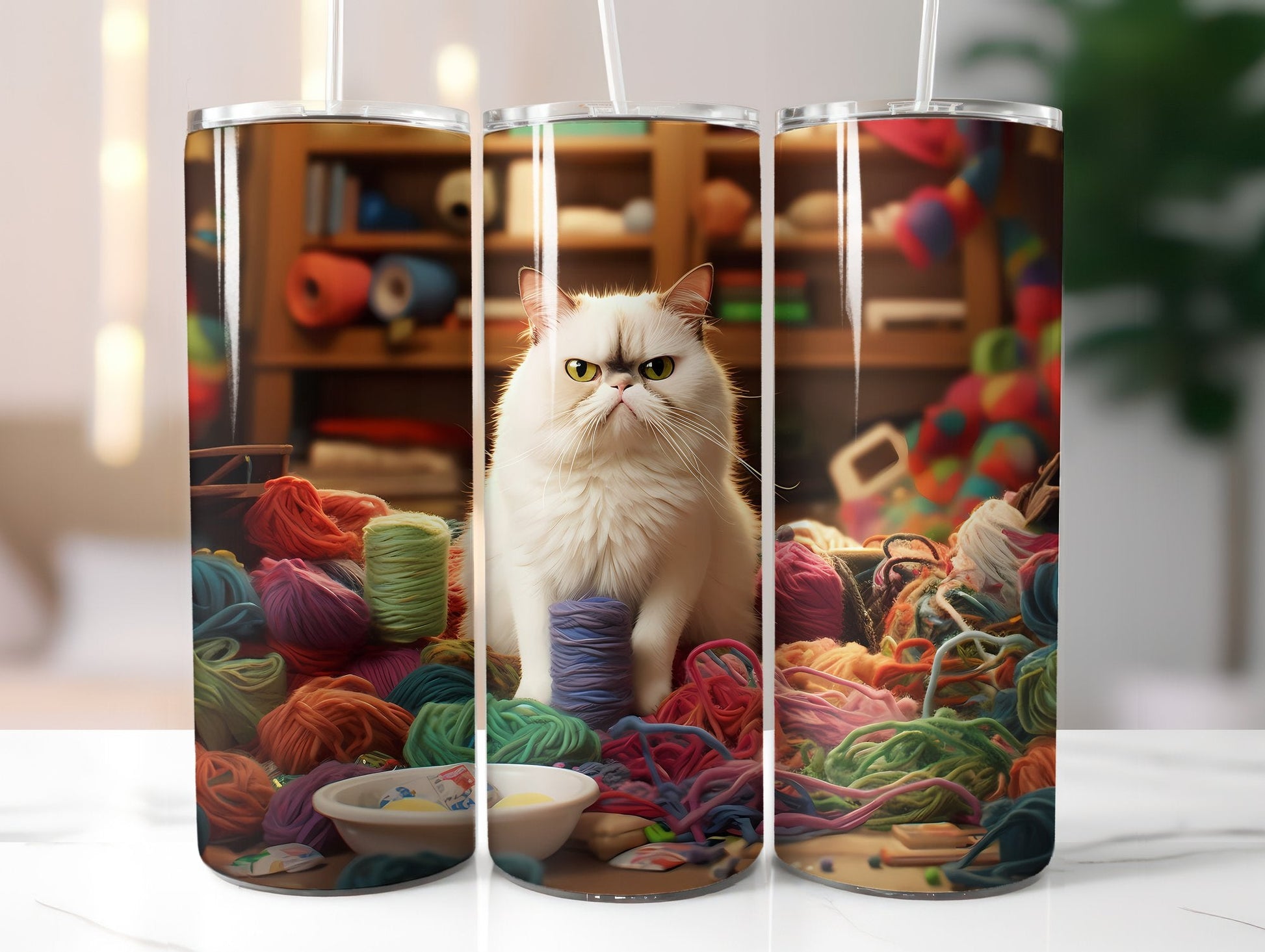 Grumpy Cats Tumbler Wrap - CraftNest