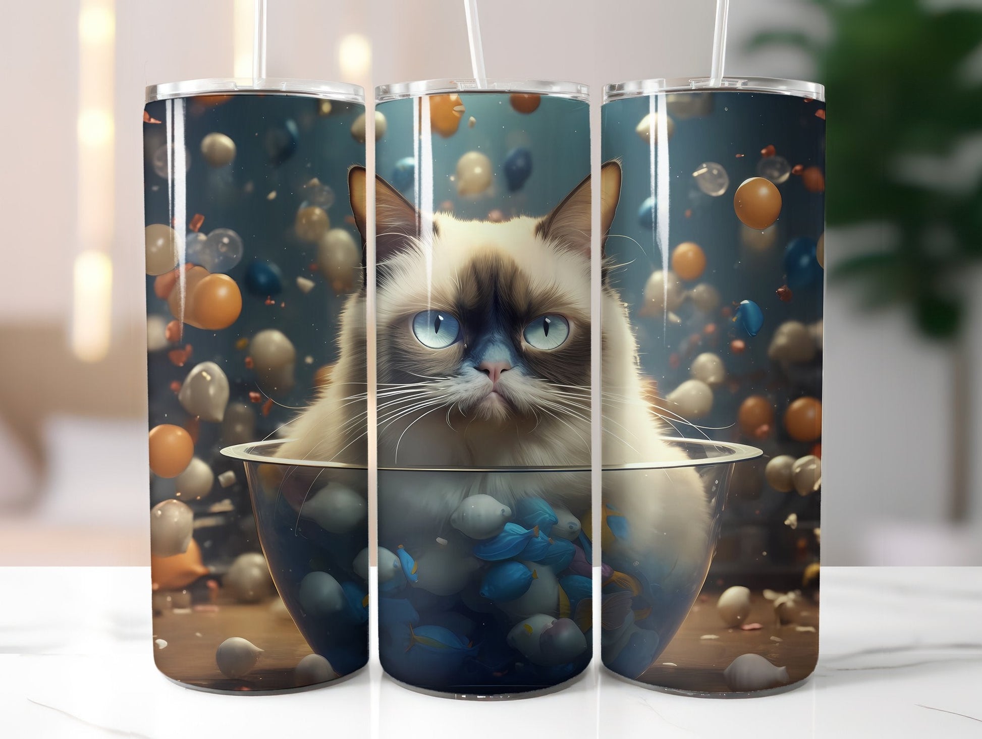 Grumpy Cats Tumbler Wrap - CraftNest