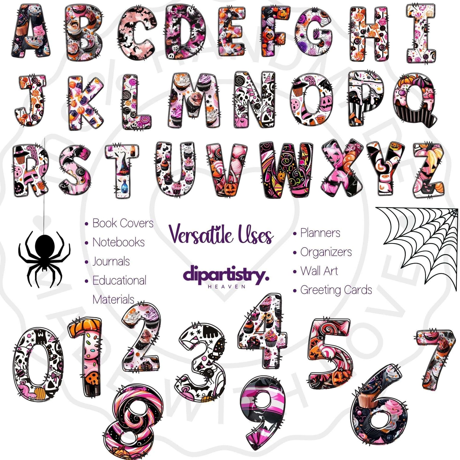 Doodle Alphabet Clipart - CraftNest - Digital Crafting and Art