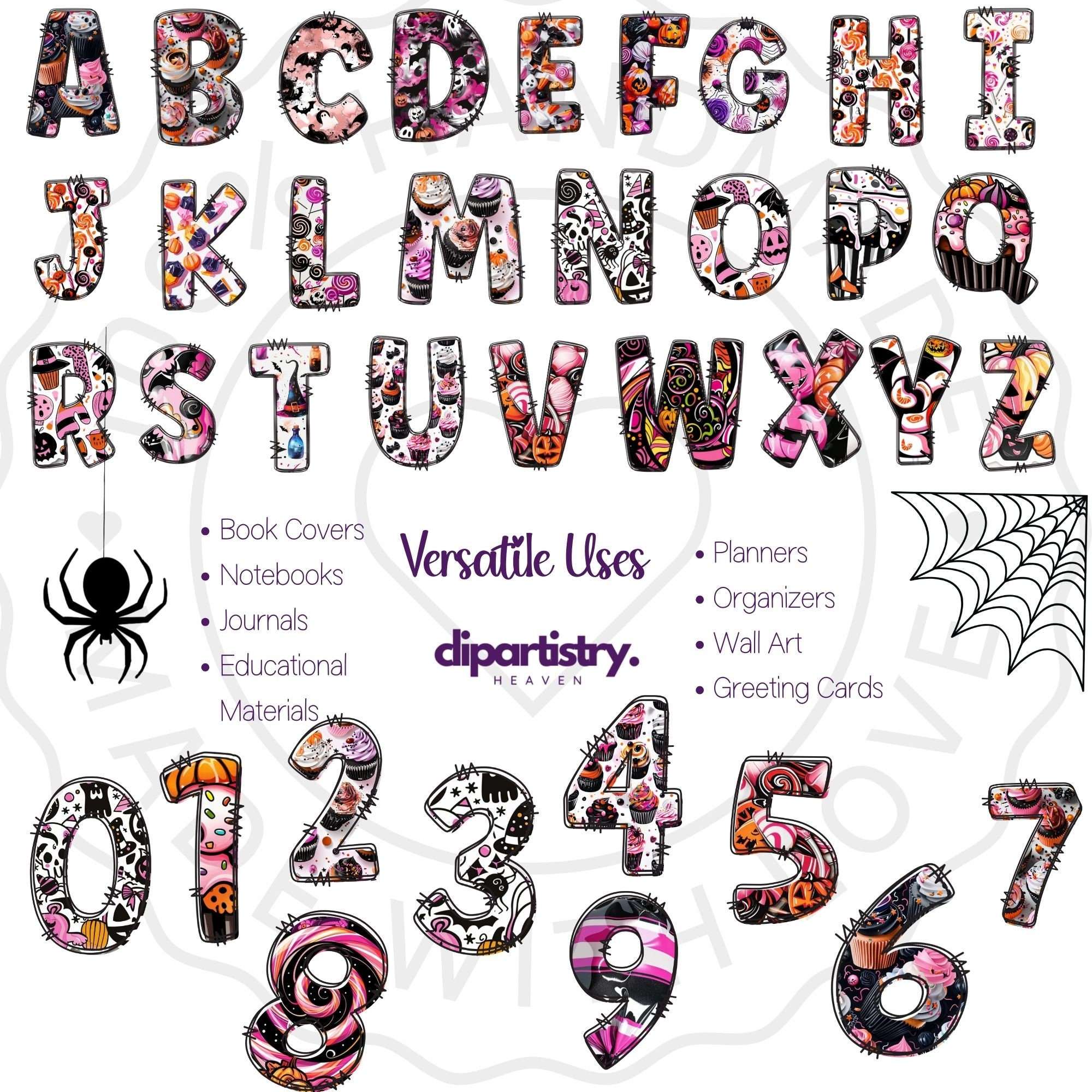 Doodle Alphabet Clipart - CraftNest - Digital Crafting and Art