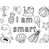 I Am Positive Affirmation Coloring Pages