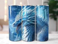 Ice Dragon Tumbler Wrap - CraftNest