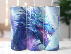 Ice Dragon Tumbler Wrap - CraftNest