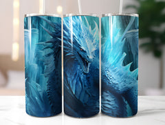 Ice Dragon Tumbler Wrap - CraftNest