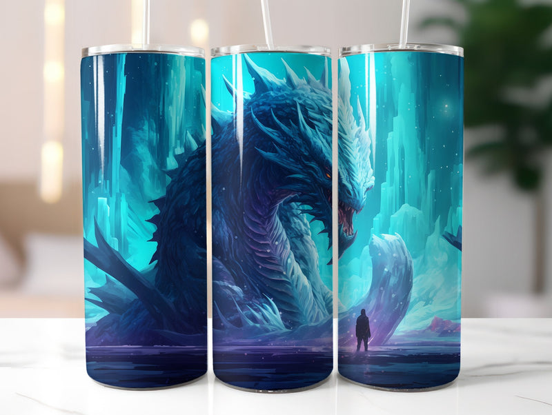 Ice Dragon Tumbler Wrap - CraftNest