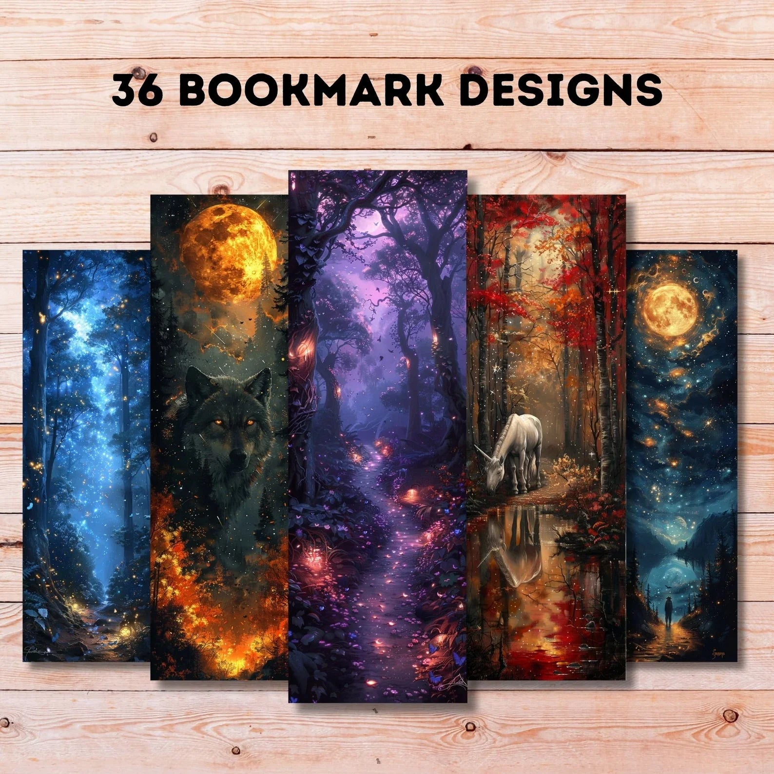 Mystical Bookmarks Junk Journal Pages - CraftNest - Digital Crafting and Art