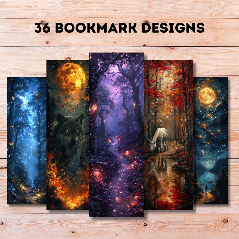 Mystical Bookmarks Junk Journal Pages - CraftNest - Digital Crafting and Art