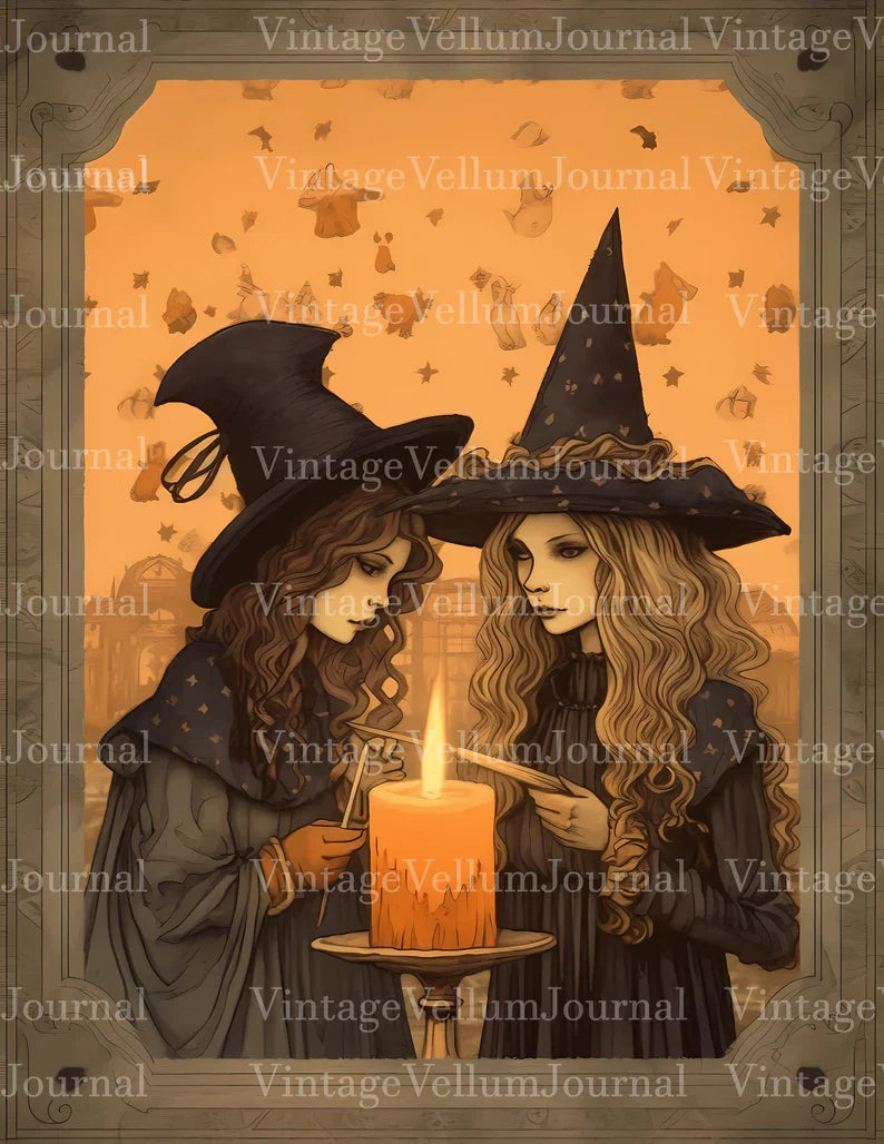 Love Witches Junk Journal Pages - CraftNest - Digital Crafting and Art