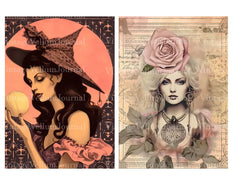 Love Witches Junk Journal Pages - CraftNest - Digital Crafting and Art