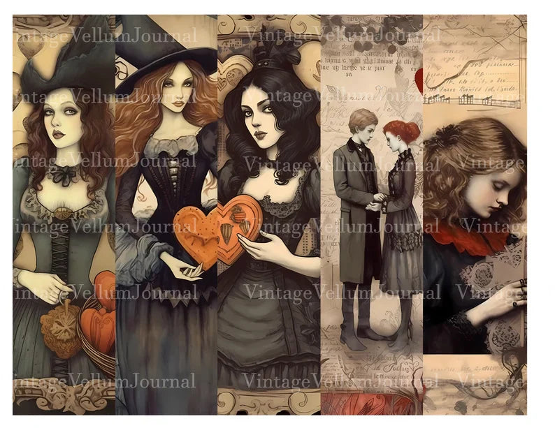 Love Witches Junk Journal Pages - CraftNest - Digital Crafting and Art