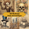Skeletons Junk Journal Pages