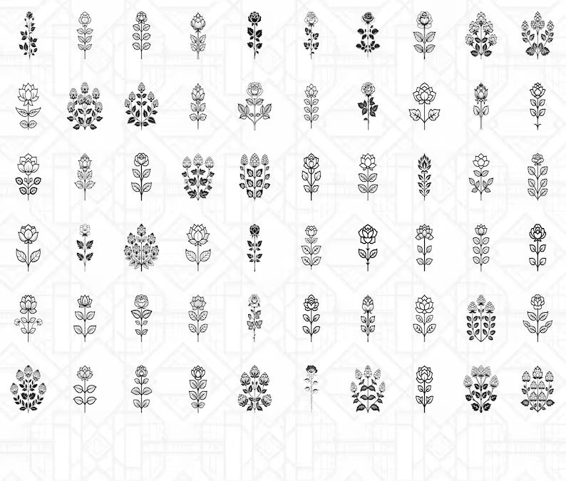 Roses SVG Bundle - CraftNest - Digital Crafting and Art