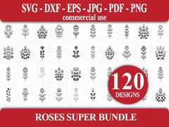 Roses SVG Bundle - CraftNest - Digital Crafting and Art