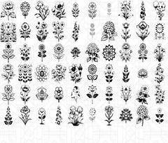 Flower SVG Bundle - CraftNest - Digital Crafting and Art