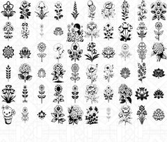 Flower SVG Bundle - CraftNest - Digital Crafting and Art