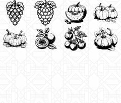 Vine Fruits SVG Bundle - CraftNest - Digital Crafting and Art