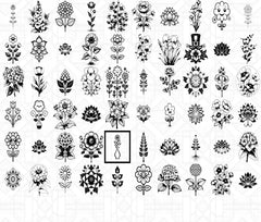 Flower SVG Bundle - CraftNest - Digital Crafting and Art