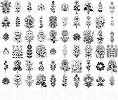 Flower SVG Bundle - CraftNest - Digital Crafting and Art
