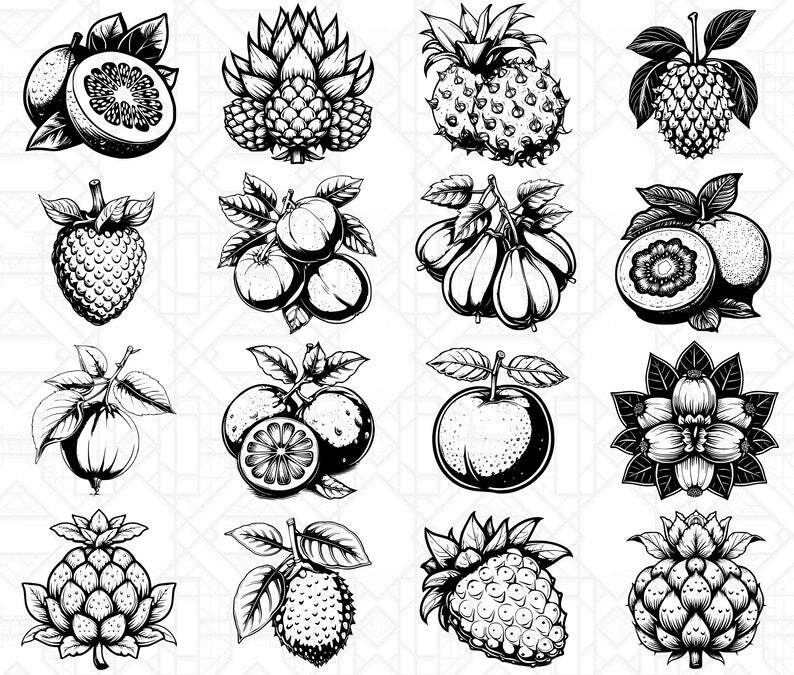 Endangered Fruits SVG Bundle - CraftNest - Digital Crafting and Art