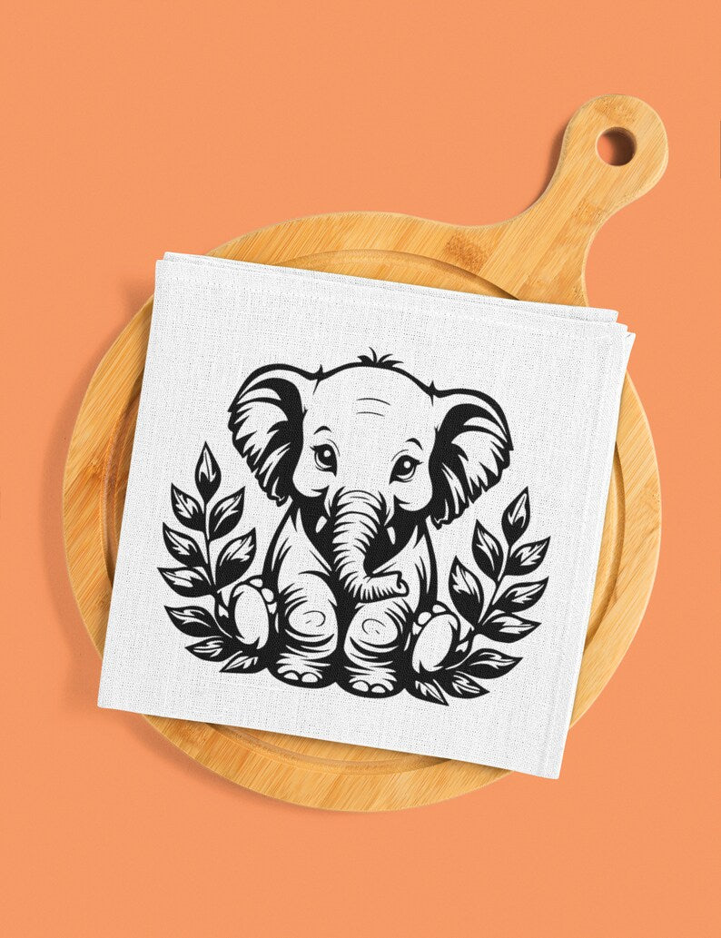 Baby Elephants SVG Bundle - CraftNest - Digital Crafting and Art
