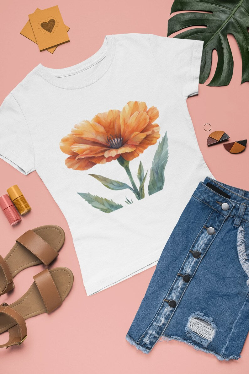Marigolds Flowers Clipart - CraftNest - Digital Crafting and Art