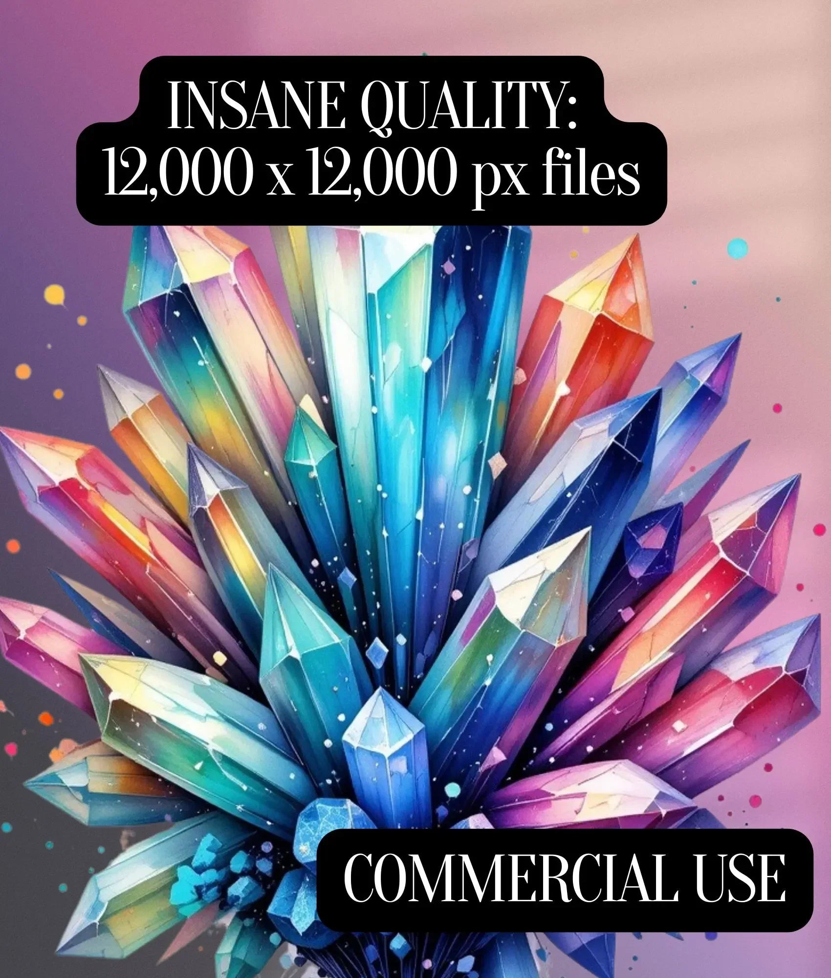 Wiccan Holographic Clipart Bundle - CraftNest - Digital Crafting and Art