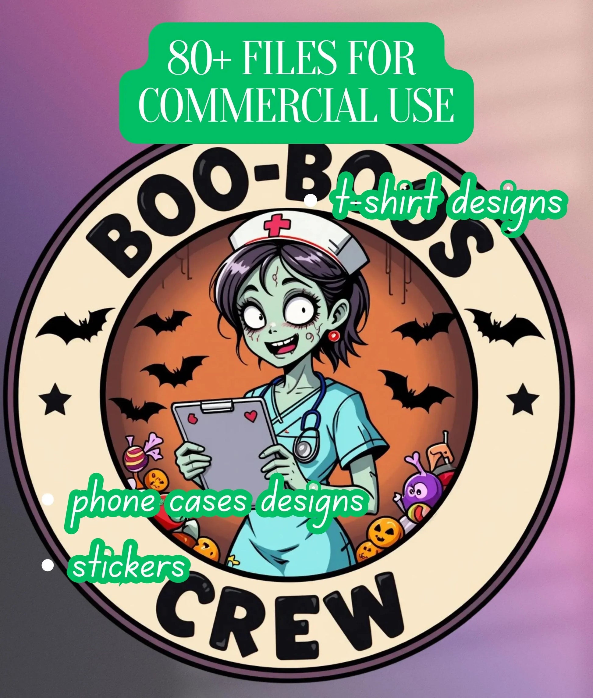 Zombie Nurse Clipart Bundle - CraftNest - Digital Crafting and Art