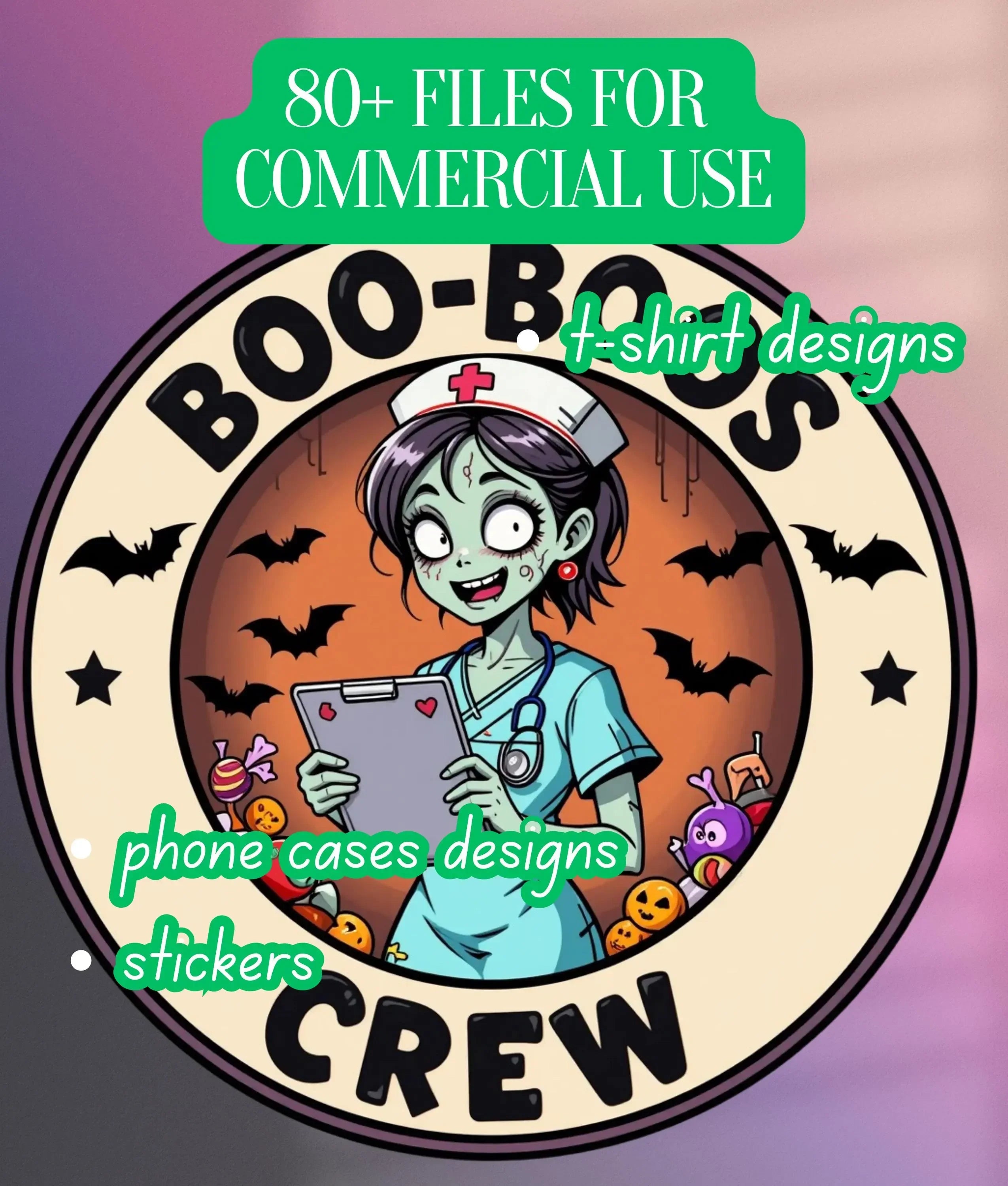 Zombie Nurse Clipart Bundle - CraftNest - Digital Crafting and Art