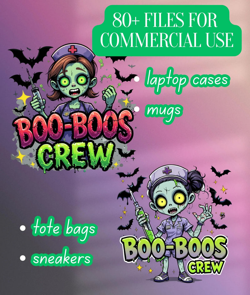 Zombie Nurse Clipart Bundle - CraftNest - Digital Crafting and Art