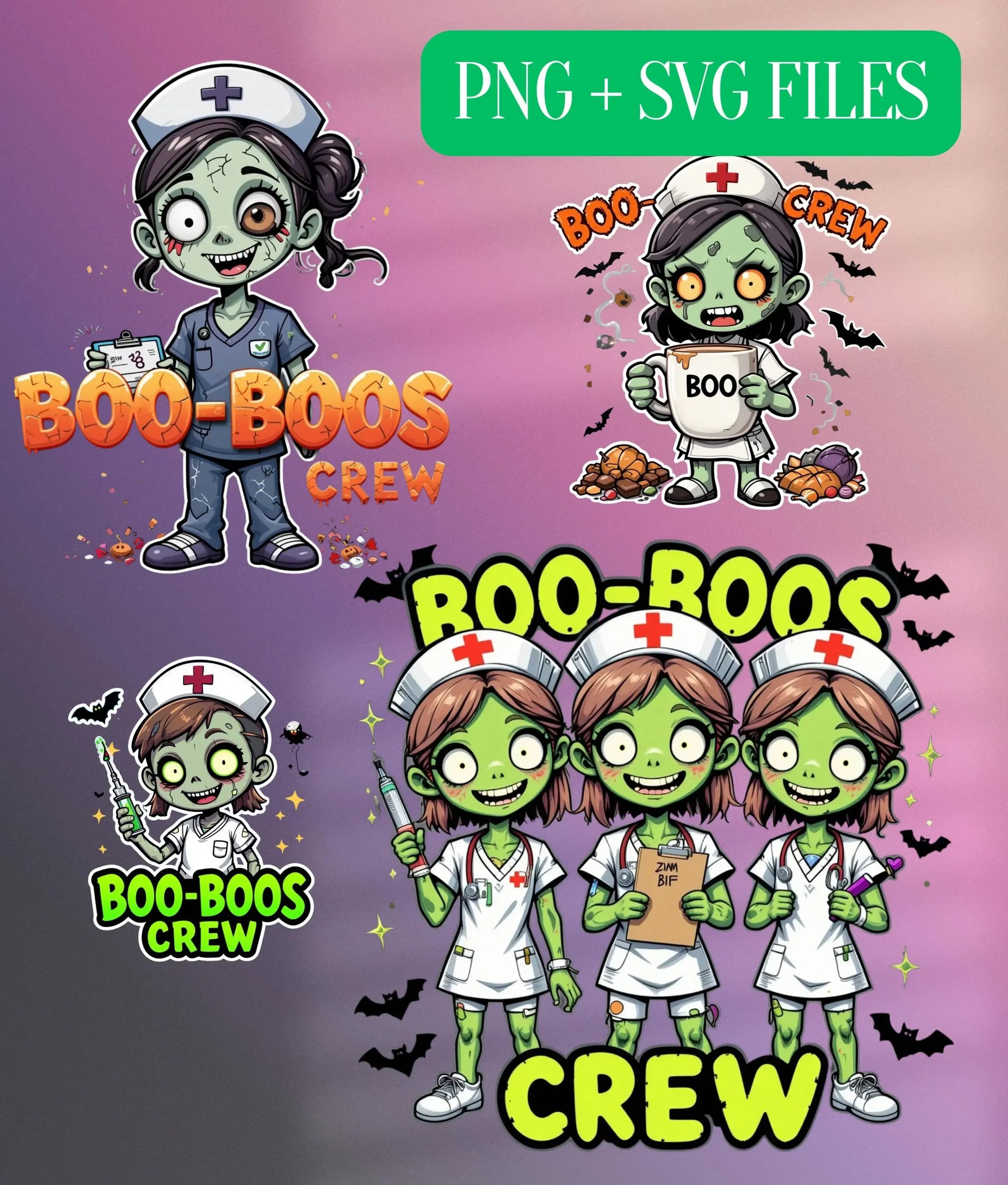 Zombie Nurse Clipart Bundle - CraftNest - Digital Crafting and Art