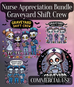 Skeleton Nurse Clipart Bundle - CraftNest - Digital Crafting and Art