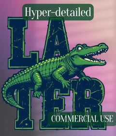 Retro Alligator SVG Bundle - CraftNest - Digital Crafting and Art