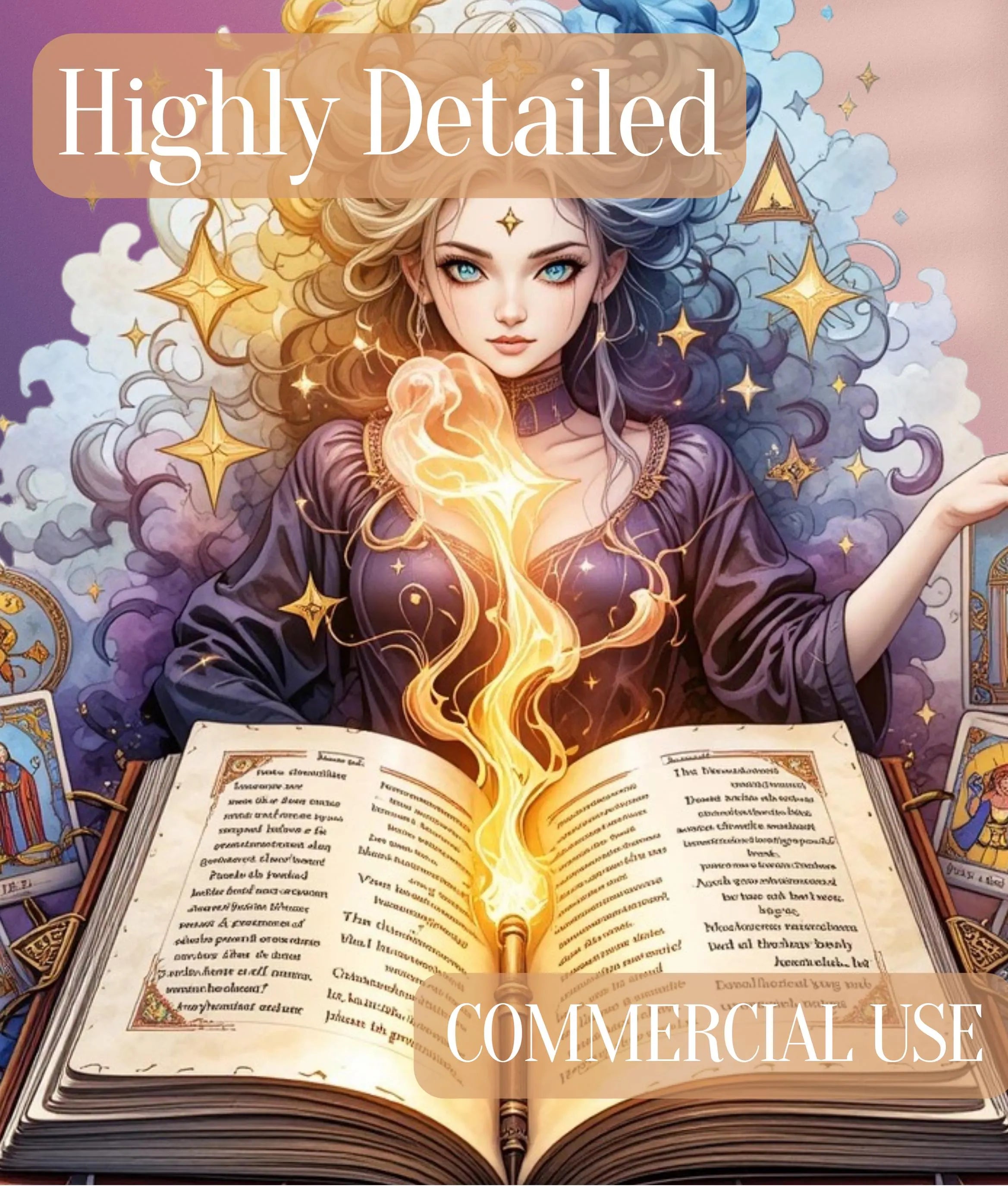 Literary Girl Clipart Bundle