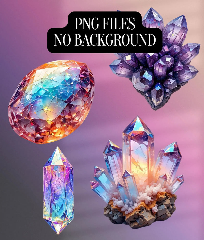Wiccan Holographic Clipart Bundle - CraftNest - Digital Crafting and Art