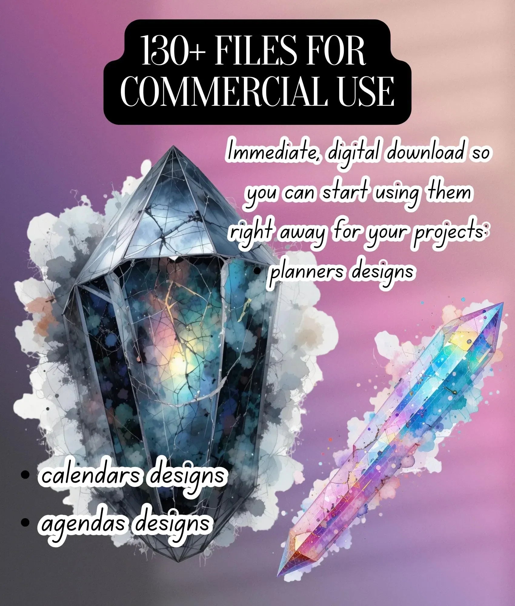 Wiccan Holographic Clipart Bundle - CraftNest - Digital Crafting and Art